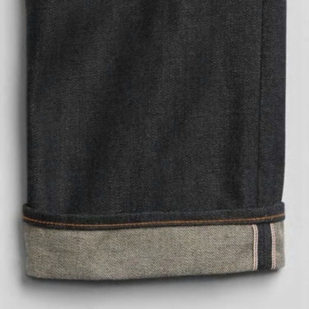 Gap Selvedge Straight Jeans 34/30 Raw Indigo - Picture 6 of 6